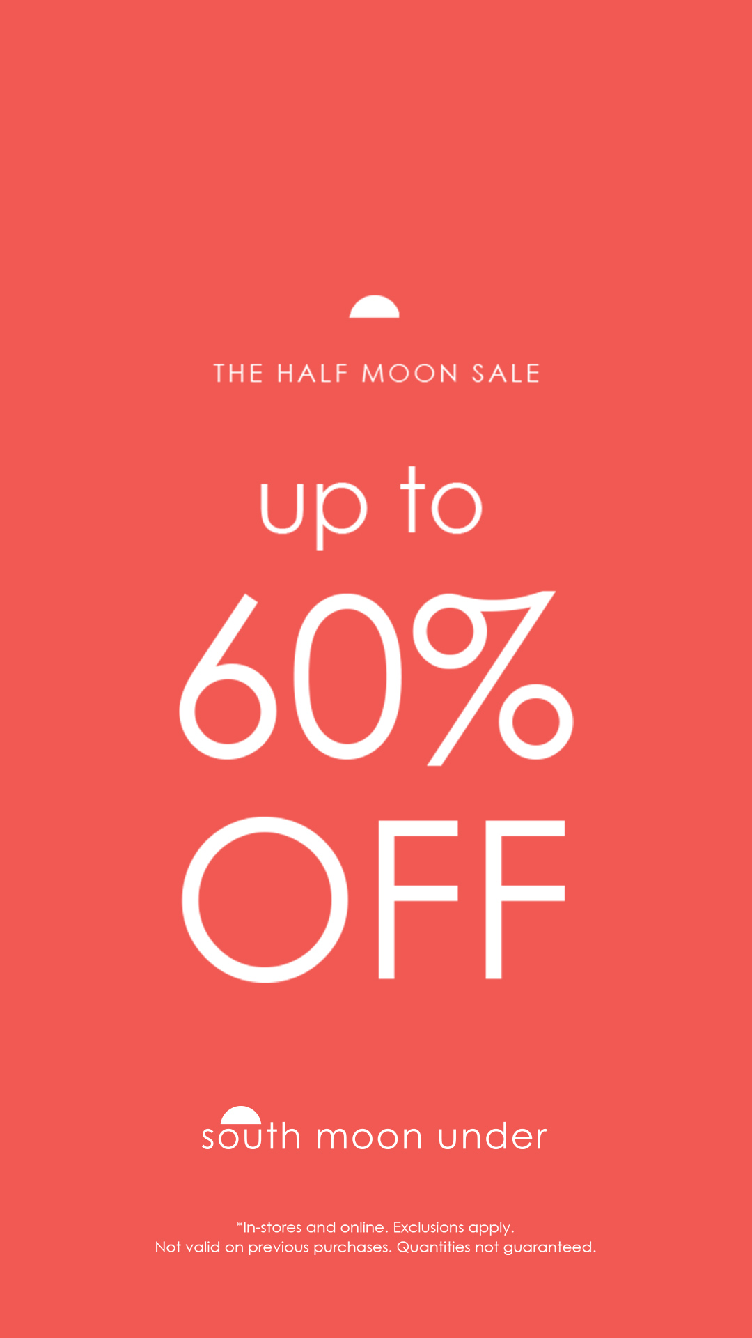 South Moon Under Half Moon Sale icon